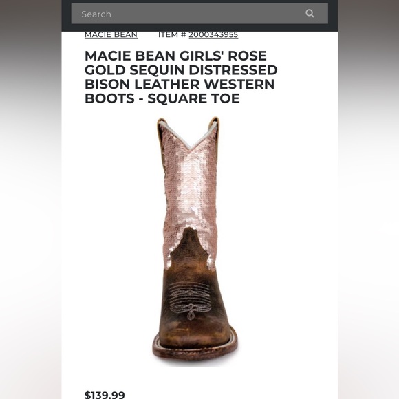 Macie Bean cowgirl boot - Picture 2 of 13